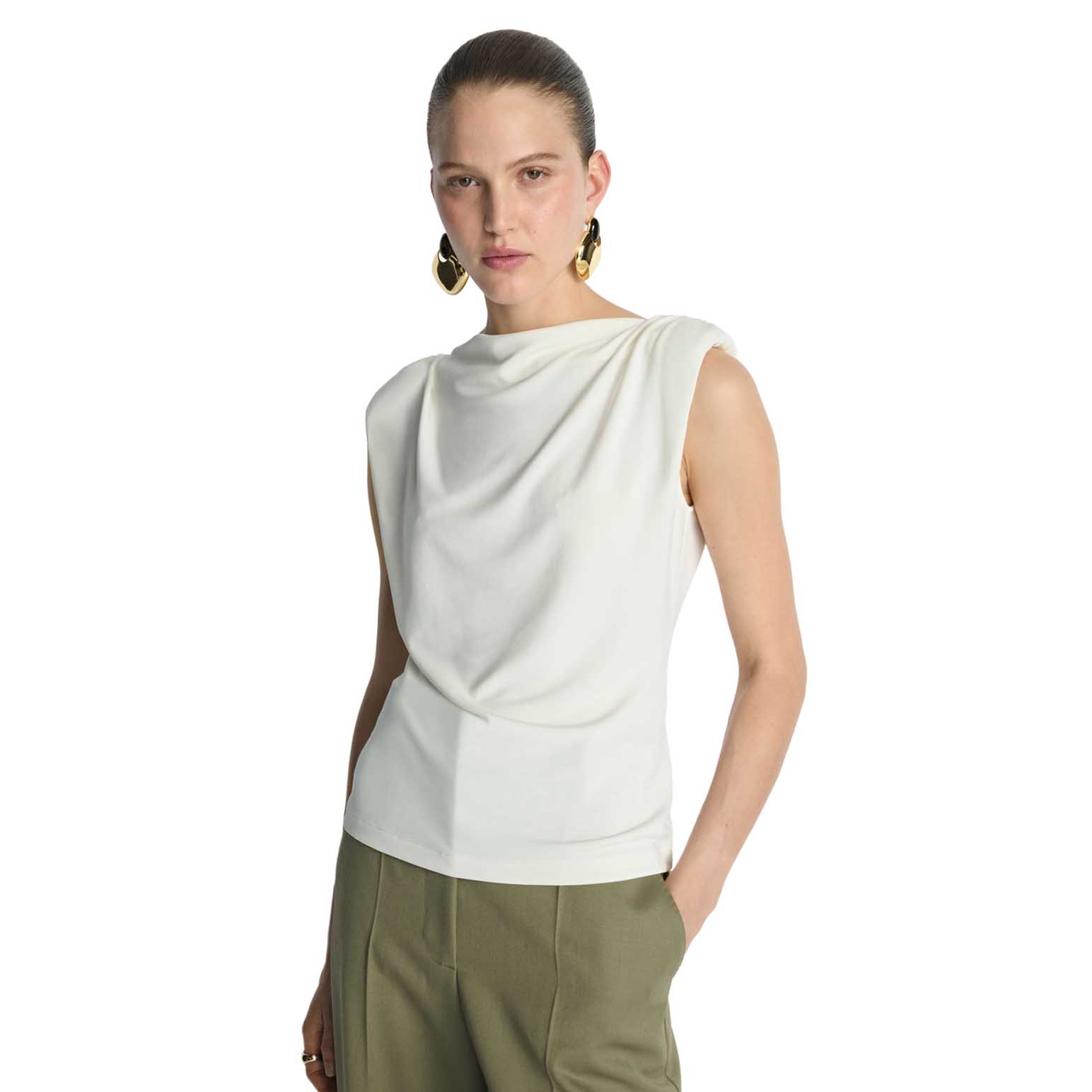 Veronika Maine Soft Draped Top